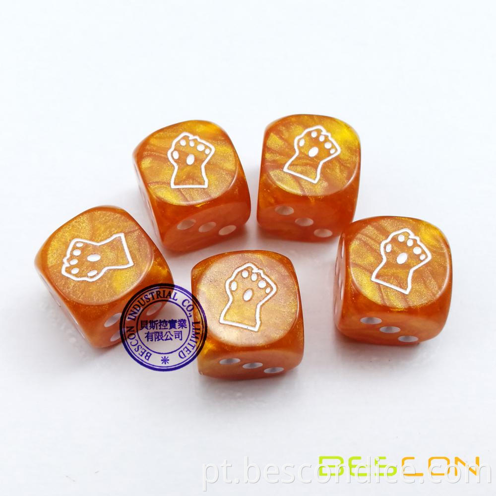 Custom Pearlized Dice